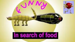 in search of food | Funny animation made in anim8or (simple 3d animation software)