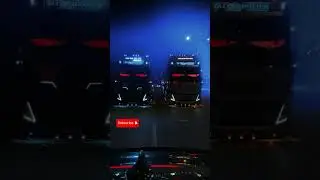 Wenn diese LKW`s nachts die Autobahn ÜBERNEHMEN 😈🚛 #autobahn #shorts