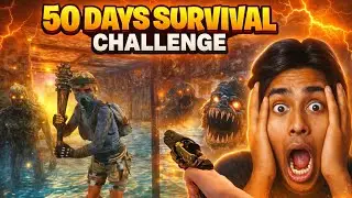 50 DAYS GIRL SURVIVAL CHALLENGE 😱 | WORLD RECORD |GIRL vs MUTANTS | SUNKENLAND #part6 