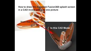 Autodesk Fusion360 splash screen CAD Model