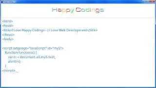 JavaScript | script 'text' Property