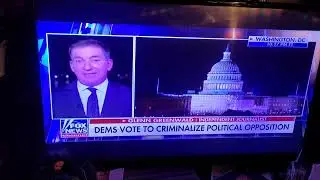 Dems VOTE To Criminalize Political Opposition