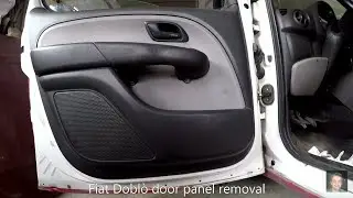 Fiat Doblò 2000–2010  door panel removal