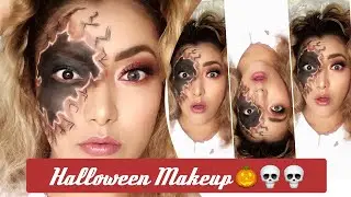 Halloween 🎃 Makeup | my 1st Halloween makeup | maggiiiesmakeup | Makeup tutorial