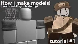How i make roblox character models!