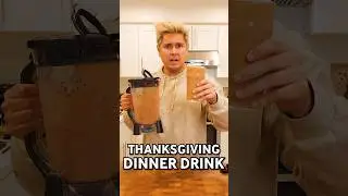 I blended my WHOLE Thanksgiving meal! 🦃 | 