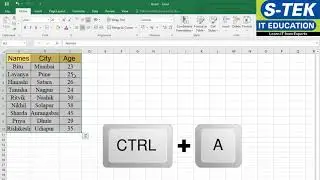 Excel Tips and Tricks - One Click To Select All Cells of a sheet