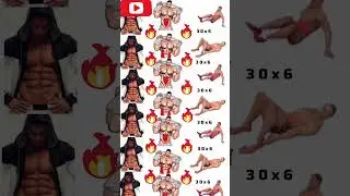 six pack workout I six pack workout at home for men I 6 pack exercise I #shorts #sixpack #workout