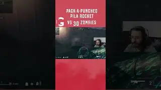Pack-a-Punched PILA VS Zombie train #mw3