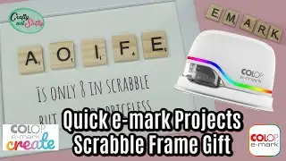 Printing a Scrabble Art with COLOP e-mark