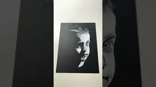 Drawing on BLACK PAPER for the first time!