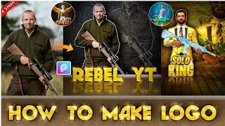 How to make Pubg logo on Android || Make your own character logo in picsart -Part III
