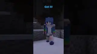 The score kept saying 0 cause the friend is just that bad!!! #instantava #minecraft #minecraftshorts