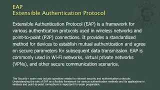 EAP - Extensible Authentication Protocol