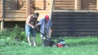 китайская газонокосилка