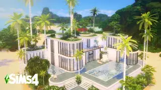 Island Vacation Paradise | Speed Build | No CC | The Sims 4 | Ambient Music