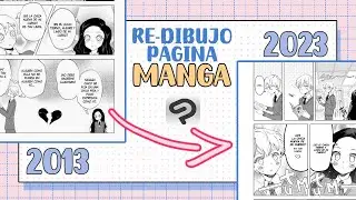 ✍️ Re-DIBUJO UNA PÁGINA DE MI MANGA ANTIGUO + TIPS CLIP STUDIO PAINT 2.0   | Cyrilla y Abdel 💖