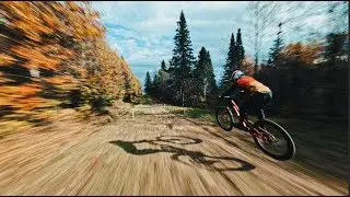 Drone FPV: Jackson Goldstone's Insane Run  | 2023 UCI MTB World Cup Mont Saint Anne