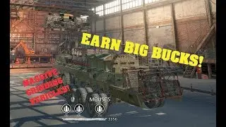 Crossout 101 - Earning money and making grinding vehicles!