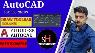 Autocad tutorial Draw toolbar | Autocad tutorial Draw toolbars