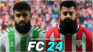 FC 24 | ALL LONG BEARDS PLAYER FACES