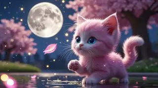 Pink magical cat #cat #cuteanimals #youtube #animals  #adorablepets #ai #pinkcat #cuteanimals