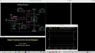 Off-Gas Process - Output Tracking for the Hot Air Dampers