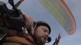 Flying Southern Skies in March, 2020 - Thigh strap action camera.