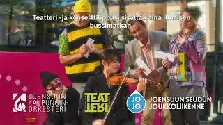 Teatteri- ja konserttilippu käy bussilippuna Joensuussa, Kontiolahdella ja Liperissä.