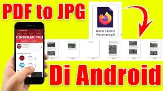 Cara Paling Ampuh, Merubah PDF Ke JPG di Android