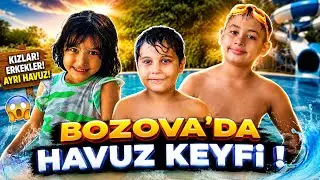 BOZOVA’DA HAVUZ KEYFİ! 🏊‍♀️🏊‍♂️ | Kızlar ve Erkekler Ayrı Havuzda! 😱😂