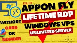 How to Create RDP using AppOnFly Cloud in just 1 Click | VPS Windows 10 Apponfly !!