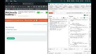 Arbitrary object injection in PHP | Web Security Academy | Port Swigger Labs