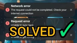 Hamster Kombat Network error   Request error problem solved