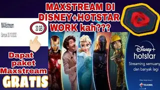 Explanation of Maxstream Package at Disney Plus Hotstar Telkomsel and (free maxstream package trick)