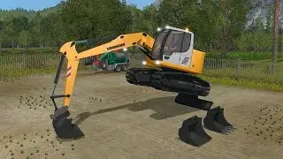 Farming Simulator 17 Mods - Liebherr R914 Compact Excavator for PC/MAC