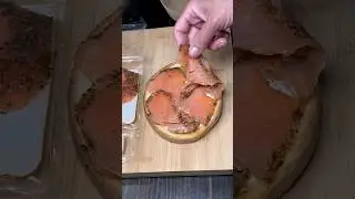 Incredible Graved Salmon & Tuna Toast #shorts