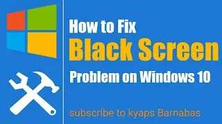 Fix Black Screen With Cursor After Login On Windows 10 | (English)