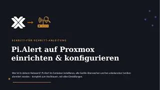 PiAlert Proxmox einrichten