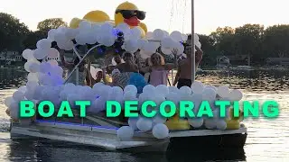 PONTOON BOAT DECORATING | Boat Parade IDEAS | Tips & Tricks