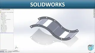 SOLIDWORKS  - (Sheet Metal) Circular Edge Flange
