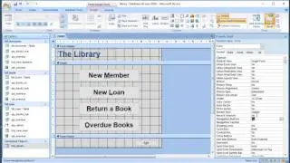 Forms - Main Menu and Start-Up Options