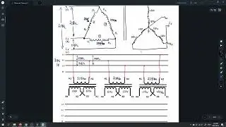 Delta to Wye 3 Phase Transformer Diagrams