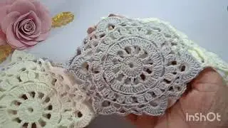 Очень красивый Шестиугольный МОТИВ крючком / СОЕДИНЕНИЕ МОТИВОВ / Сrochet