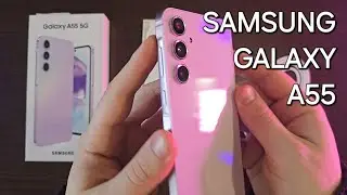 Распаковка Samsung Galaxy A55