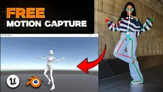 FREE!! Get Motion Capture With This Software!! with video. + Import into Blender and Unreal Engine.