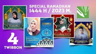 TWIBBON RAMADHAN 1444 H / 2023 Free CDR File #EdukasiGrafis