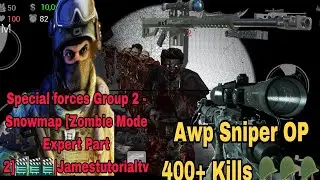 Special forces Group 2 - Snowmap [Zombie Mode Expert Part 2]🎬🎬🎬|Jamestutorialtv