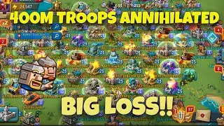 Lords Mobile - 400m troops was zeroed. Old SSq player. Rally leaders are not a problem!!
