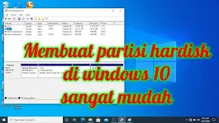Cara membuat partisi hardisk di win 10
